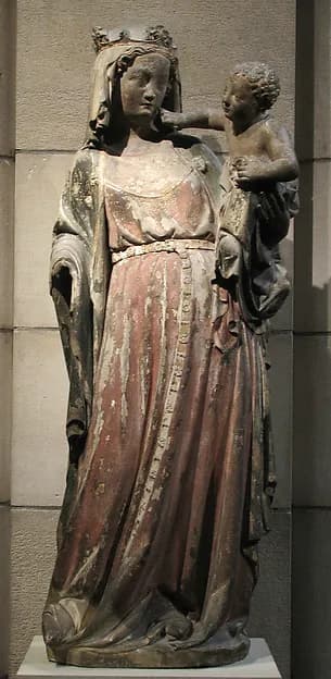 Virgin and Child by Anonymous depicting Luke 2