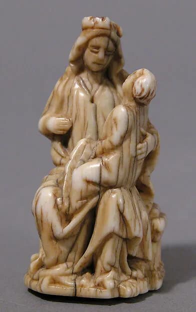 Virgin and Child by Anonymous depicting Luke 2