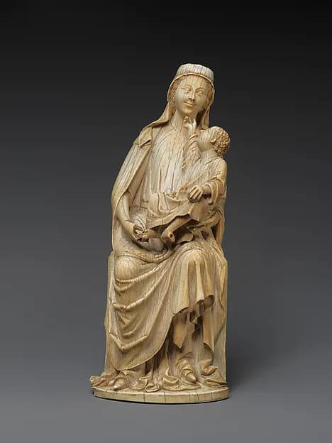 Virgin and Child by Anonymous depicting Luke 2