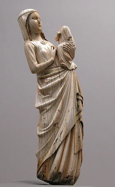 Virgin and Child by Anonymous depicting Luke 2