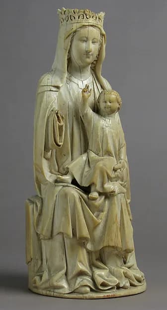 Virgin and Child by Anonymous depicting Luke 2