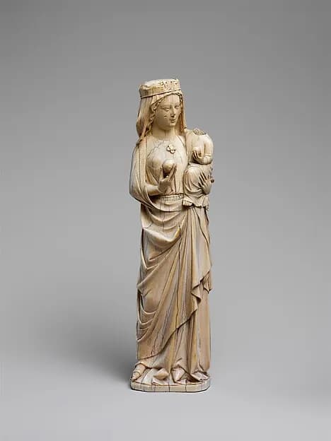 Virgin and Child by Anonymous depicting Luke 2