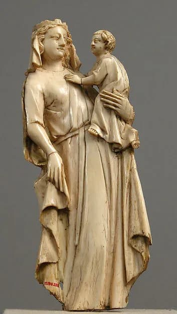 Virgin and Child by Anonymous depicting Luke 2