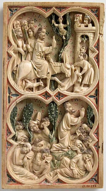 Leaf from a Diptych with Scenes from the Life of Christ by Anonymous depicting John 1