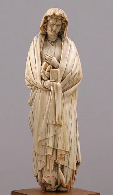 Virgin of the Annunciation by Anonymous depicting Luke 1