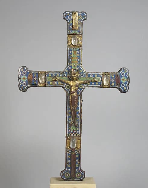 Processional Cross by Anonymous depicting John 1
