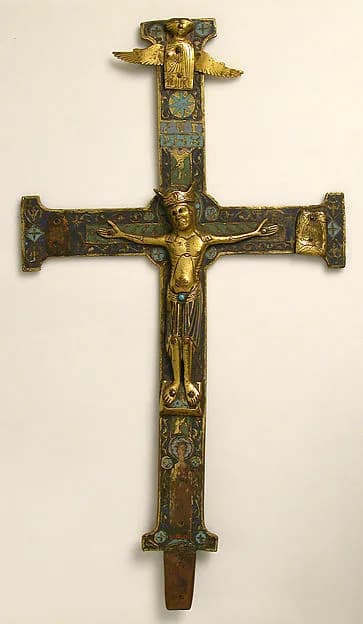 Crucifix by Anonymous depicting John 1