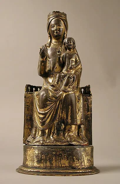 Virgin and Child by Anonymous depicting Luke 2