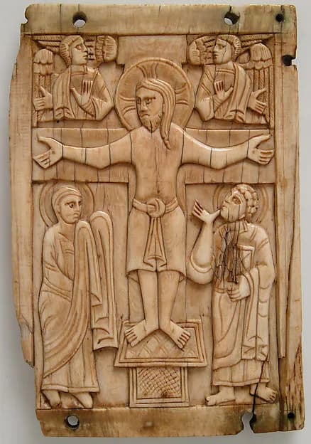 Plaque with the Crucifixion by Anonymous depicting Matthew 27