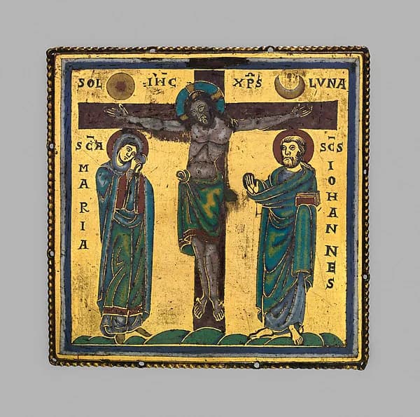 Plaque with the Crucifixion by Anonymous depicting Matthew 27