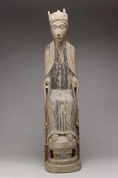 Enthroned Virgin by Anonymous depicting Luke 1