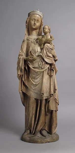 Virgin and Child by Anonymous depicting Luke 2