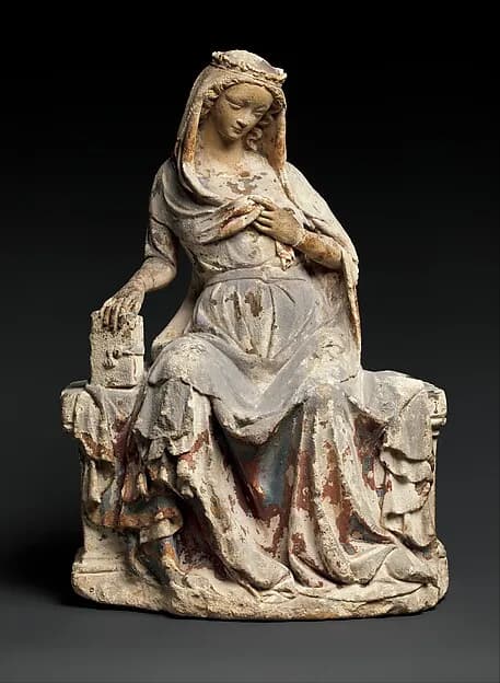 Virgin of the Annunciation by Anonymous depicting Luke 1