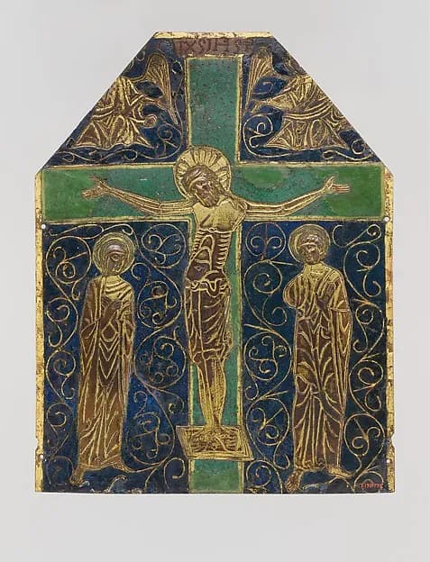 Plaque with the Crucifixion by Anonymous depicting Matthew 27