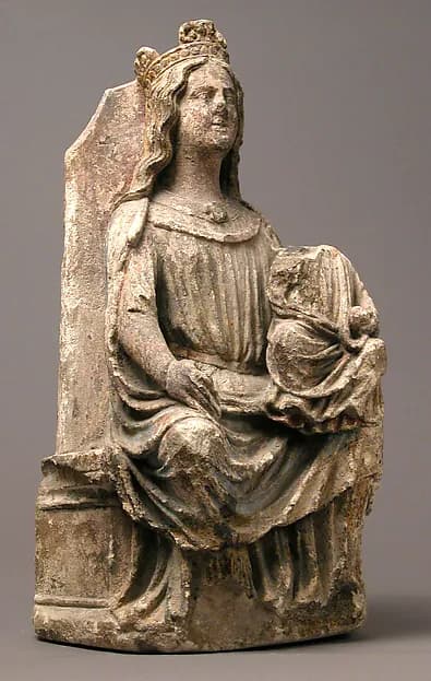 Virgin and Child by Anonymous depicting Luke 2