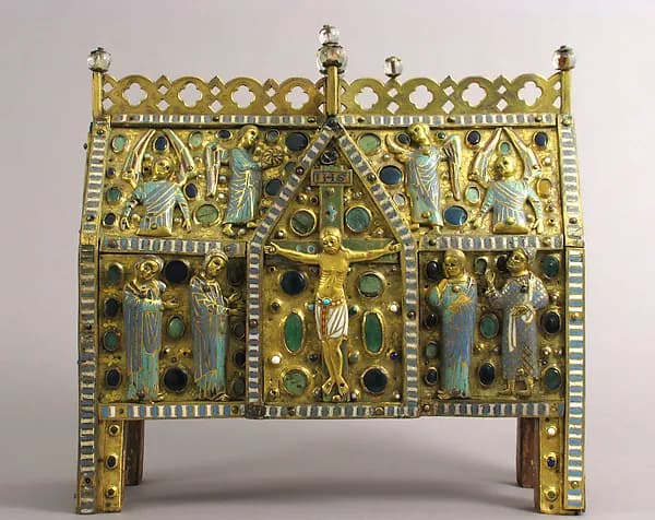 Chasse with the Life of Christ by Anonymous depicting Luke 1