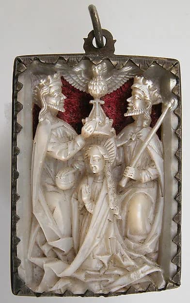 Pendant by Anonymous depicting Luke 1