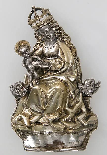 Badge with the Virgin and Child by Anonymous depicting Luke 2
