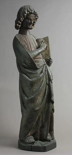 Saint John The Evangelist by Anonymous depicting Revelation 1