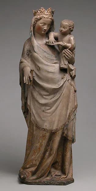 Virgin and Child by Anonymous depicting Luke 2