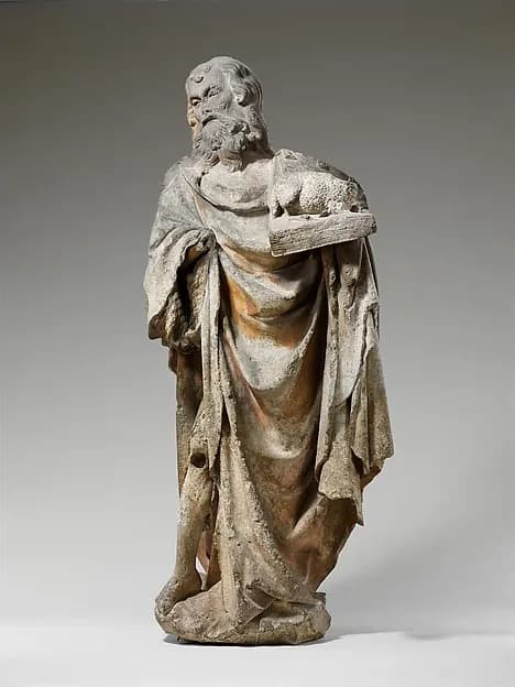 Saint John the Baptist by Anonymous depicting Matthew 3