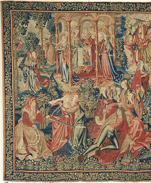 Peace and Mercy Win the Promise of Redemption for Man (Episode from The Story of the Redemption of Man) by Anonymous depicting John 1