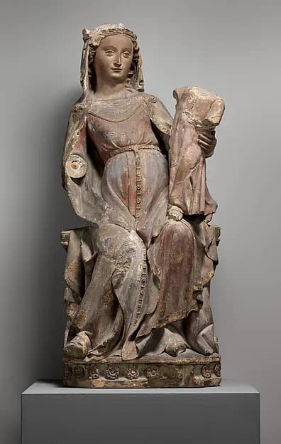 Virgin and Child by Anonymous depicting Luke 2