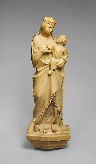 Standing Virgin and Child by Anonymous depicting Luke 2