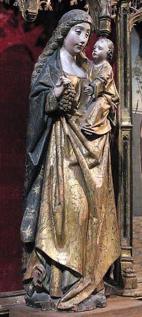 Virgin and Child by Anonymous depicting Luke 2