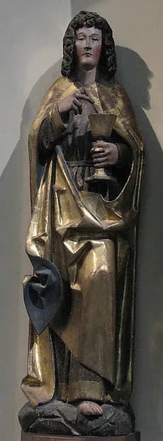 Saint John the Evangelist by Anonymous depicting Revelation 1