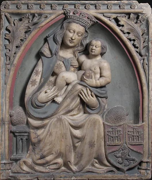 Virgin and Child by Anonymous depicting Luke 2