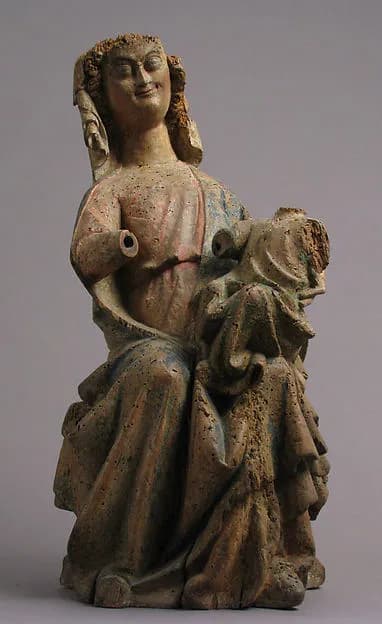 Virgin and Child by Anonymous depicting Luke 2