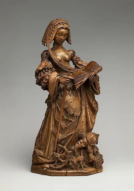 Saint Catherine of Alexandria by Anonymous depicting Romans 8