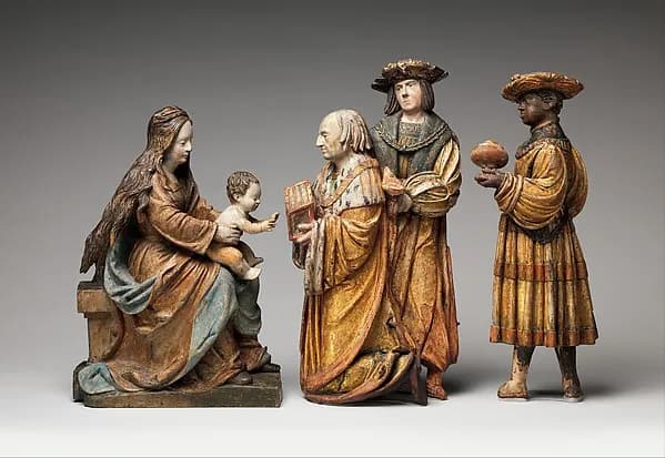 The Three Magi, from an Adoration Group by Hans Thoman depicting Matthew 2