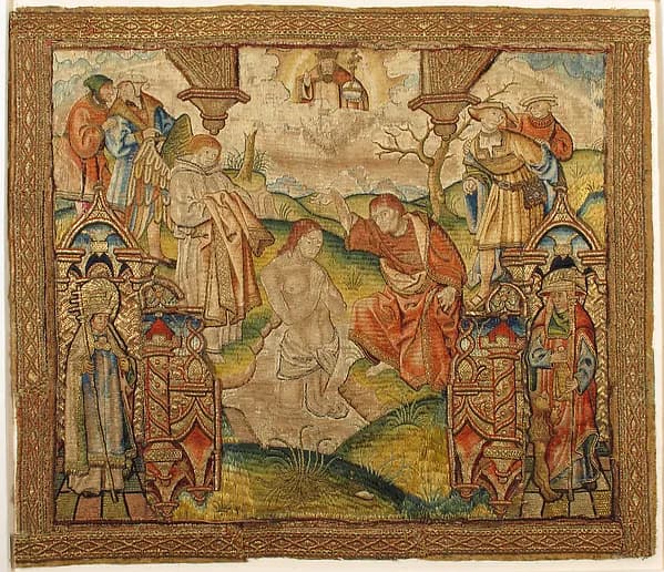 Baptism of Christ by Anonymous depicting Matthew 3