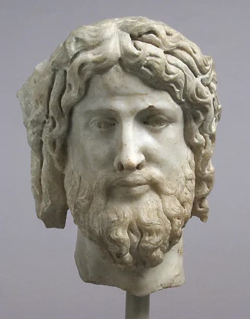 Head of Christ or Zeus by Anonymous depicting John 1