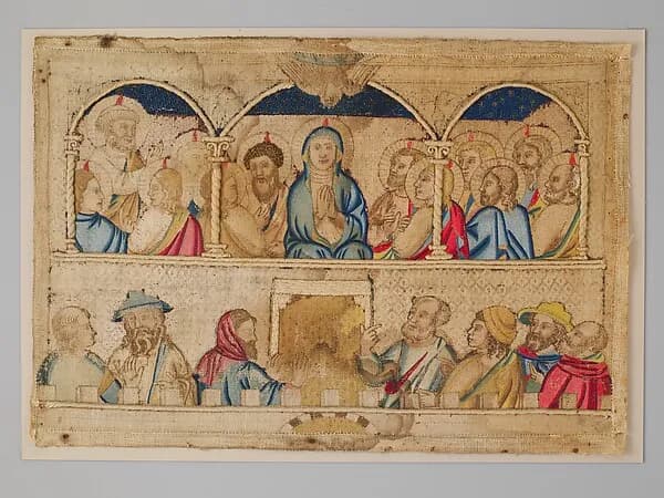 The Pentecost by Anonymous depicting Acts 2
