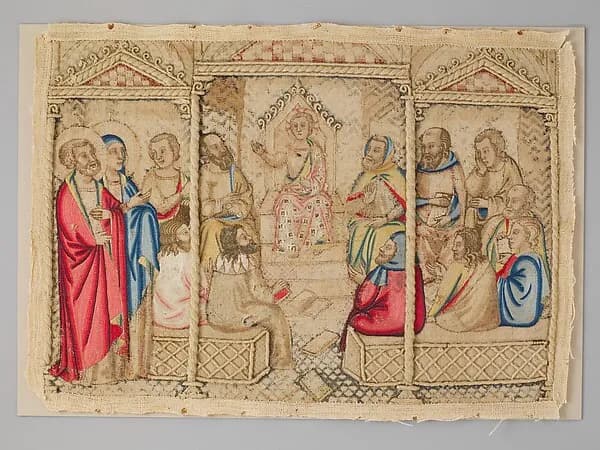 Christ  Among the Doctors by Workshop of Geri Lapi depicting John 1