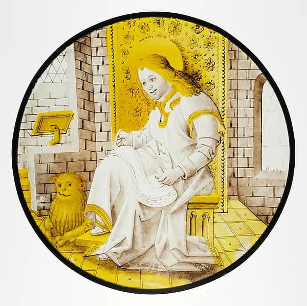 Roundel with Saint Mark by Anonymous depicting Mark 1