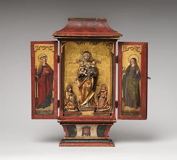 House Altarpiece by Anonymous depicting Romans 8