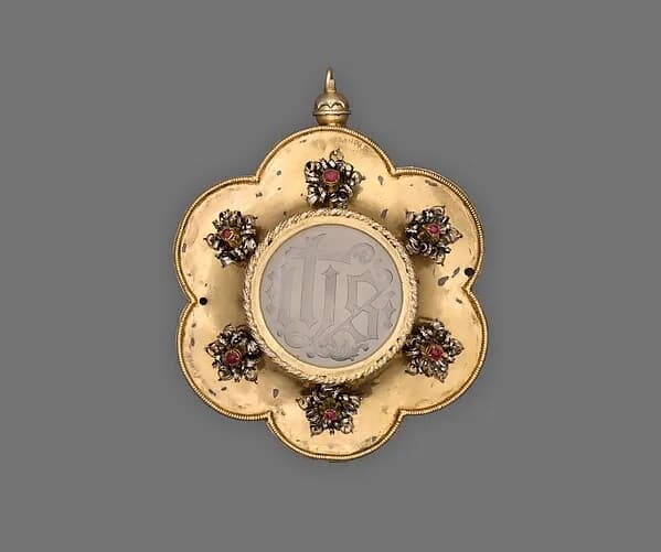 Pax (Kußtafel or Monile) by Anonymous depicting Luke 2