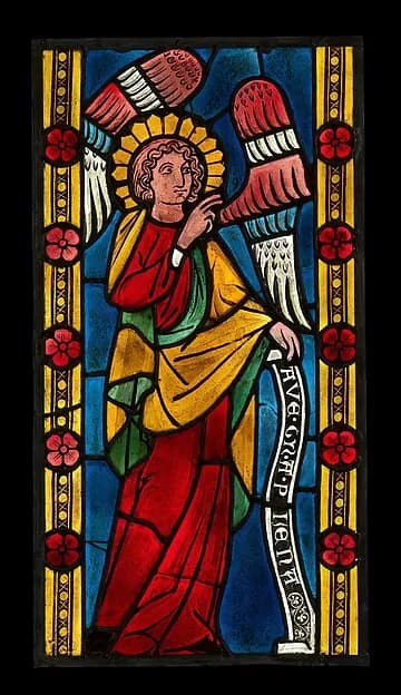 Angel of the Annunciation by Anonymous depicting Luke 1