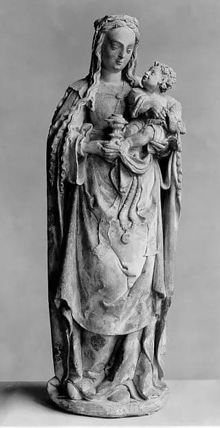 Virgin and Child by Anonymous depicting Luke 2
