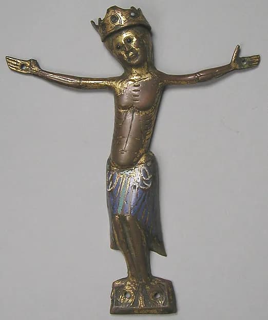 Appliqué Figure of Christ by Anonymous depicting John 1