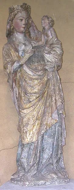 Standing Virgin and Child by Anonymous depicting Luke 2