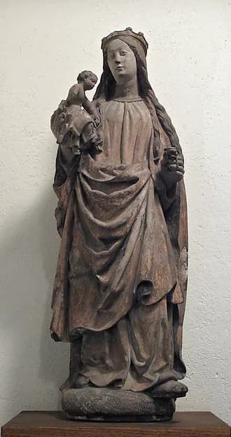 Virgin and Child by Anonymous depicting Luke 2