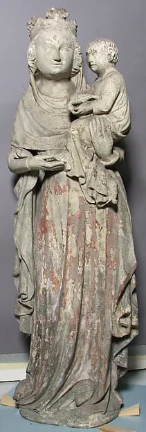 Standing Virgin and Child by Anonymous depicting Luke 2