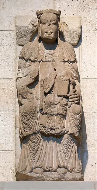 Virgin and Child (from an group with the Adoration of the Magi) by Anonymous depicting Matthew 2