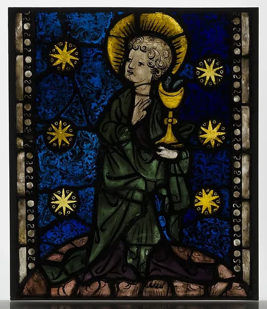 Saint John the Evangelist by Anonymous depicting Revelation 1