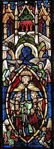 Madonna of Mercy by Anonymous depicting Luke 2